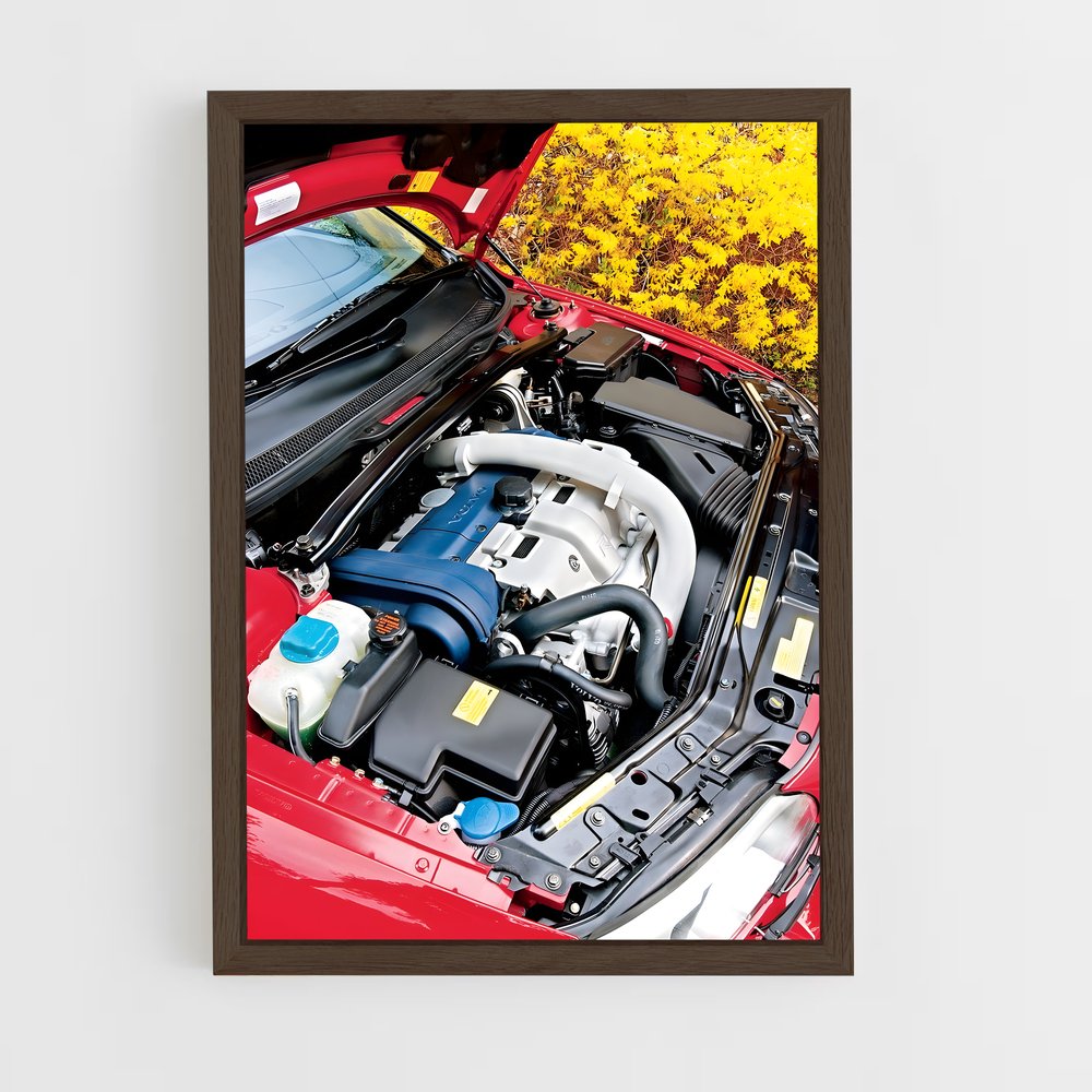 Poster Fleur de Moteur – affiche Volvo (vue 5)